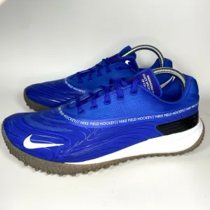 NIKE Vapor Drive Field Hockey Shoes MEN'S 8.5 cleats Blue Gum Sole AV6634-410
