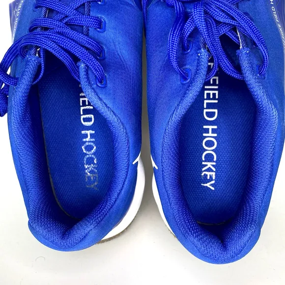 NIKE Vapor Drive Field Hockey Shoes MEN'S 8.5 cleats Blue Gum Sole AV6634-410