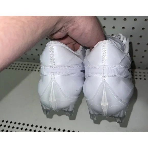 Nike Vapor Edge Elite 360 2 Mens Football Cleats Size 10.5 White Silver