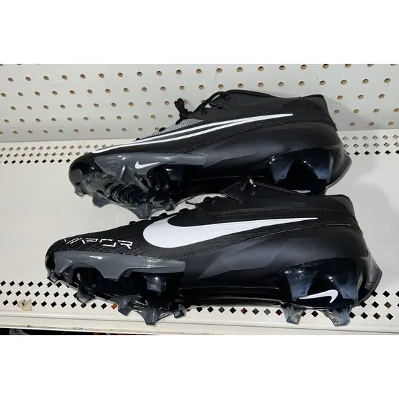Nike Vapor Edge Elite 360 2 Mens Football Cleats Size 11.5 Black White