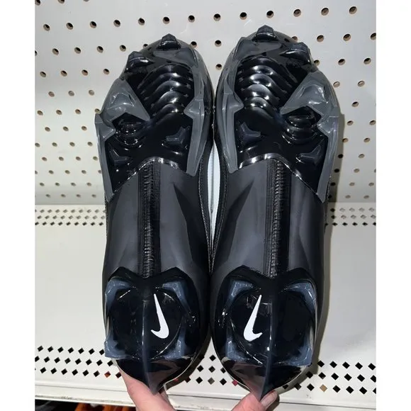Nike Vapor Edge Elite 360 2 Mens Football Cleats Size 11.5 Black White