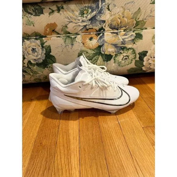 Nike Vapor Edge Elite 360 2 White Football Cleats DA5457-100 Men’s Size 9.5