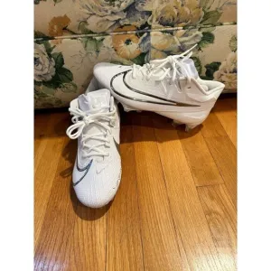 Nike Vapor Edge Elite 360 2 White Football Cleats DA5457-100 Men’s Size 9.5