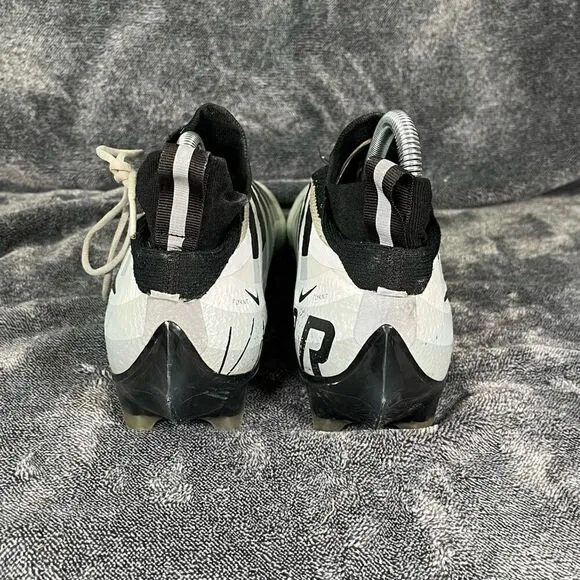 Nike Vapor Edge Elite 360 Mens Sz 9.5 White Black Grey Football Cleats