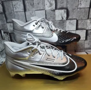 Nike Vapor Edge Élite 360  2 Football Cleats Men's Size 13 Grey Silver