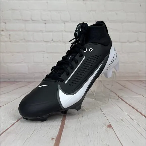 Nike Vapor Edge Pro 360 2 Black White Football Cleats Mens Size 9.5 (DA5456-001)