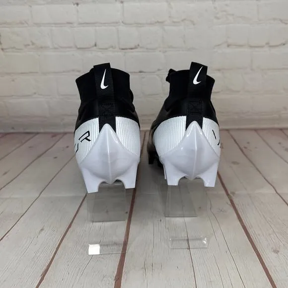 Nike Vapor Edge Pro 360 2 Black White Football Cleats Mens Size 9.5 (DA5456-001)