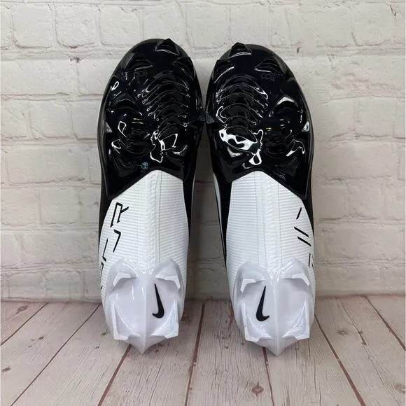 Nike Vapor Edge Pro 360 2 Black White Football Cleats Mens Size 9.5 (DA5456-001)