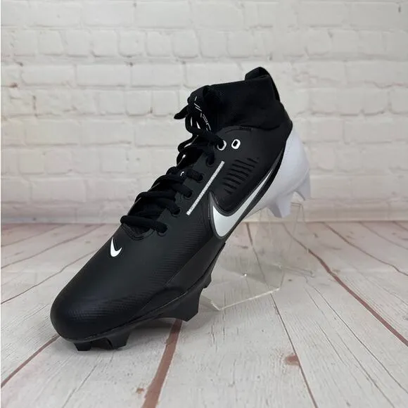 Nike Vapor Edge Pro 360 2 Black White Football Cleats Mens Sz 10.5 (DA5456-001)