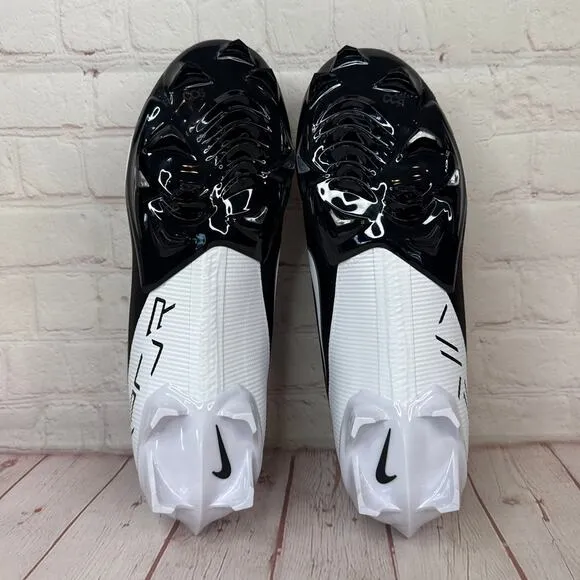 Nike Vapor Edge Pro 360 2 Black White Football Cleats Mens Sz 10.5 (DA5456-001)