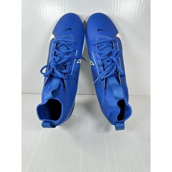 Nike Vapor Edge Pro 360 2 Football Cleats Royal Blue White Size 12 DA5456-414