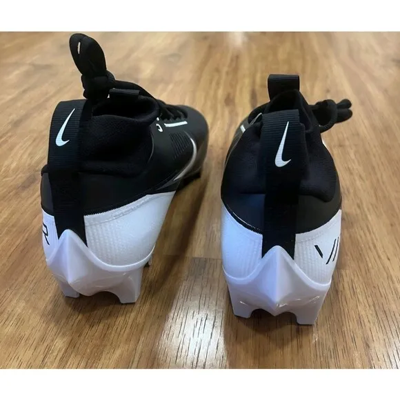 Nike Vapor Edge Pro 360 2 Men's Football Cleats DA5456-001 Black White SIZE 10.5