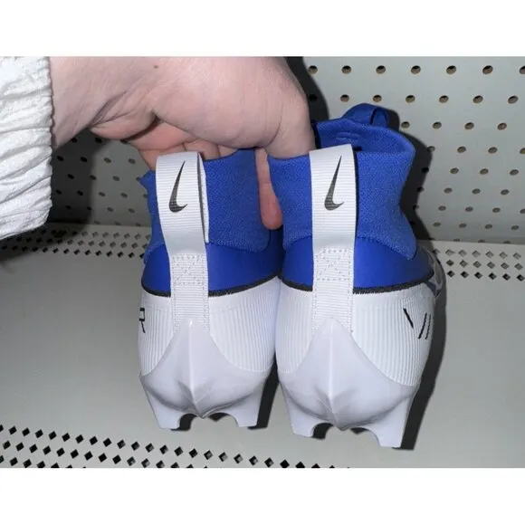 Nike Vapor Edge Pro 360 2 Mens Football Cleats Size 12 Royal Blue Black White
