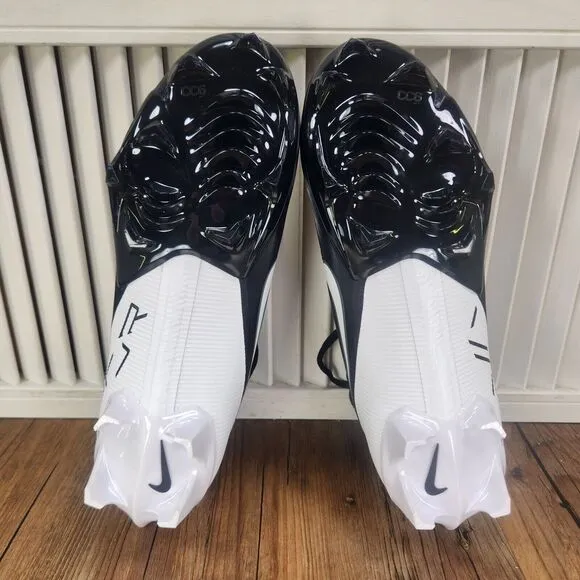 Nike Vapor Edge Pro 360 2 Mens Size 9 Black White Football Cleats DA5456-001