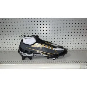 Nike Vapor Edge Pro 360 Black Metallic Gold Mens Football Cleats Size 15