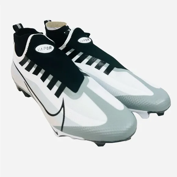 Nike Vapor Edge Pro 360 Football Cleats Gray/White/Black DQ3670-100 Men’s Sz 14