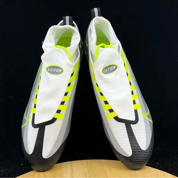 Nike Vapor Edge Pro 360 Football Cleats Grey Volt DQ3670-071 Men Sz 13.5 New