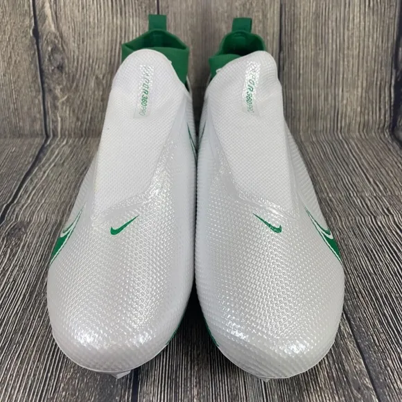 Nike Vapor Edge Pro 360 Football Cleats White Green AO8277-105 Men’s Size 16