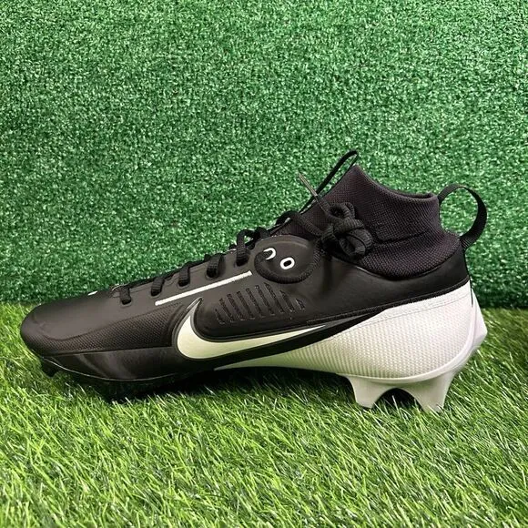 Nike Vapor Edge Pro‎ 360 Mens 14 Black White Football Cleats da5456-001 NEW