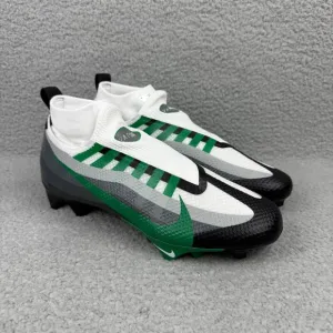 Nike Vapor Edge Pro 360 Mens 7 Shoes White Black Green Football Cleats Sneakers
