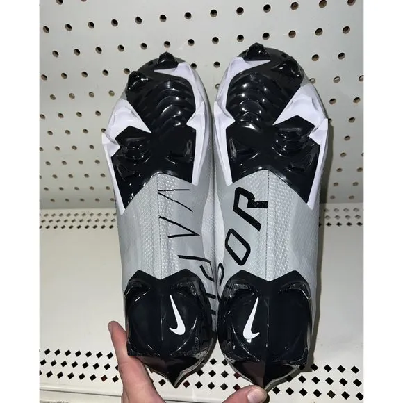 Nike Vapor Edge Pro 360 Mens Football Cleats Size 13 Gray White Black