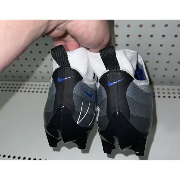 Nike Vapor Edge Pro 360 Mens Football Cleats Size 14 Gray Blue White Black