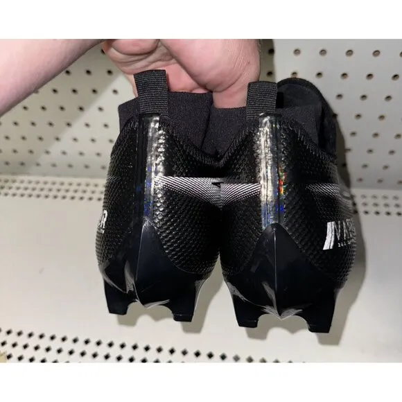 Nike Vapor Edge Pro 360 Mens Football Cleats Size 14 WIDE Black White CV6348-001