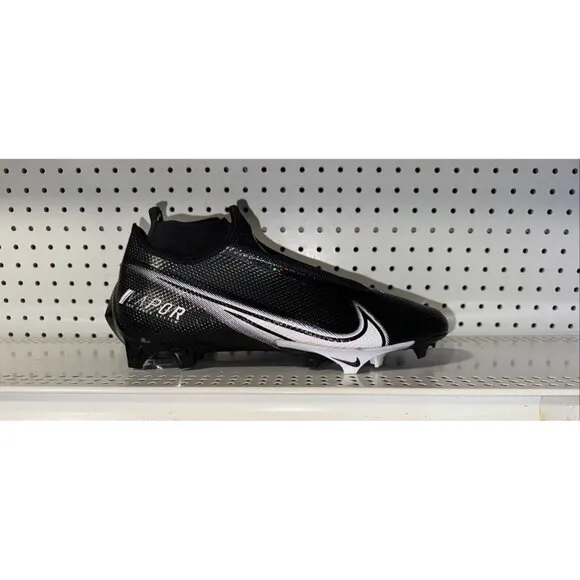 Nike Vapor Edge Pro 360 Mens Football Cleats Size 14 WIDE Black White CV6348-001