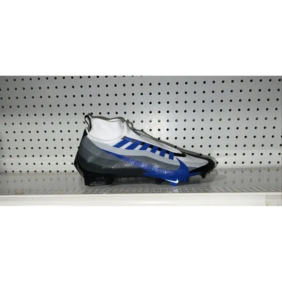 Nike Vapor Edge Pro 360 Mens Football Cleats Size 8 Gray Blue White Black