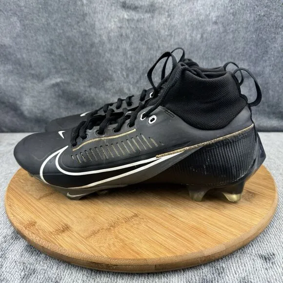 Nike Vapor Edge Pro 360 Mens Size 10.5 Cleats Black Football Training Sneakers