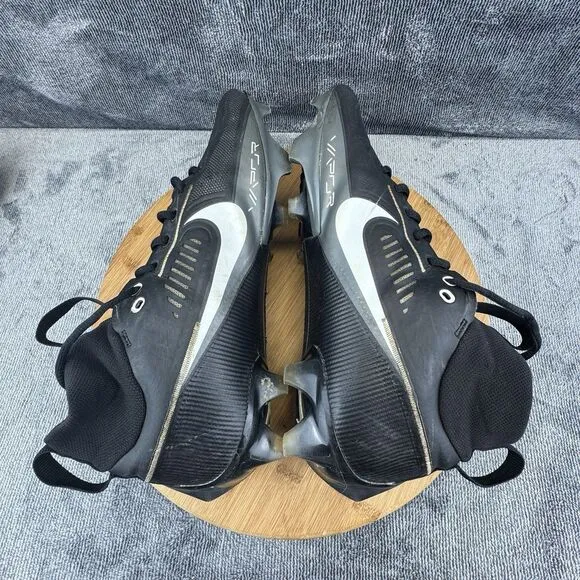 Nike Vapor Edge Pro 360 Mens Size 10.5 Cleats Black Football Training Sneakers