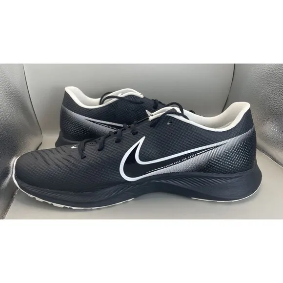 Nike Vapor Edge Pro Turf Football Shoes Mens Size 12  Black White CD0086-001 EUC