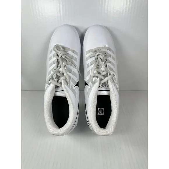 Nike Vapor Edge Shark Football Cleats Size 14 White/Black/Grey DQ5114-100 NEW