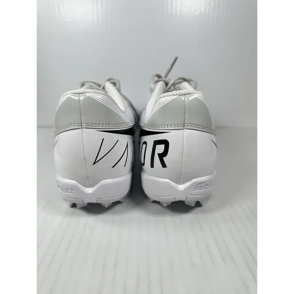Nike Vapor Edge Shark Football Cleats Size 14 White/Black/Grey DQ5114-100 NEW