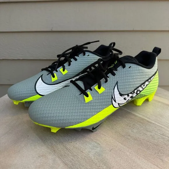 Nike Vapor Edge Speed 360 2 Football Cleats Shoes Gray FB8446-303 Mens Size 13