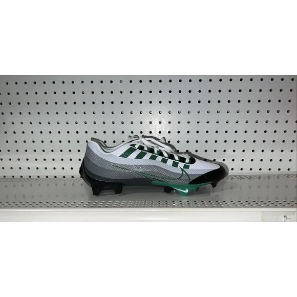 Nike Vapor Edge Speed 360 Mens Football Cleats Size 8.5 Gray White Green Black