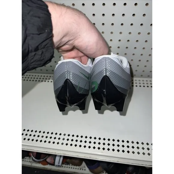 Nike Vapor Edge Speed 360 Mens Football Cleats Size 8.5 Gray White Green Black