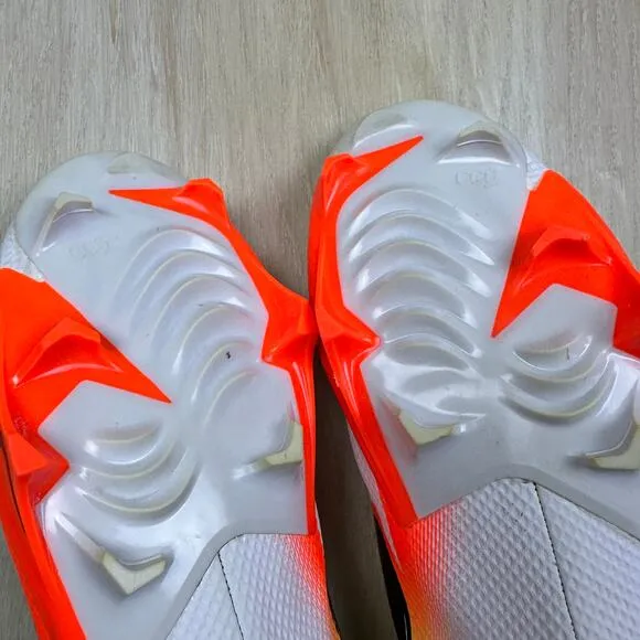 Nike Vapor Edge Speed 360 Premium White Neon Football Cleats CD0083-100 Men's 16