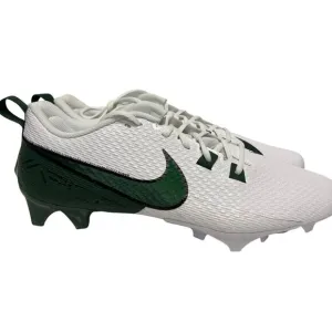Nike Vapor Edge Speed 360 White &amp; Green Football Cleats Men's Size 14 Shoes
