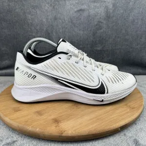 Nike Vapor Edge Turf Shoes Mens Size 7.5 Cleats White Black Football Sneakers