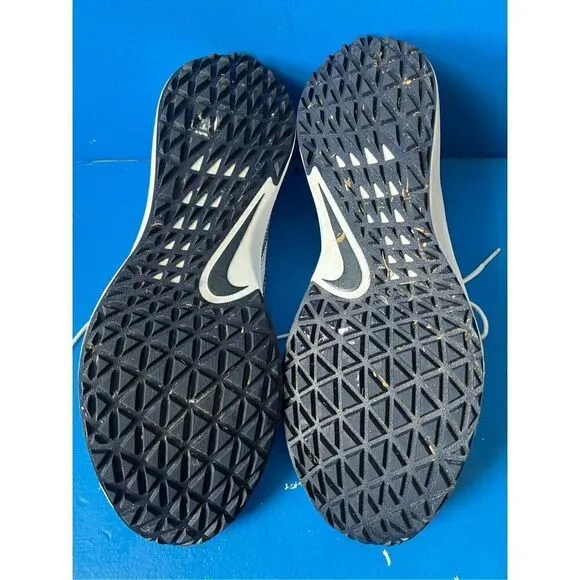 Nike Vapor Edge Turf White/navy blue Football Shoes Men’s Size 15 CV6353-103