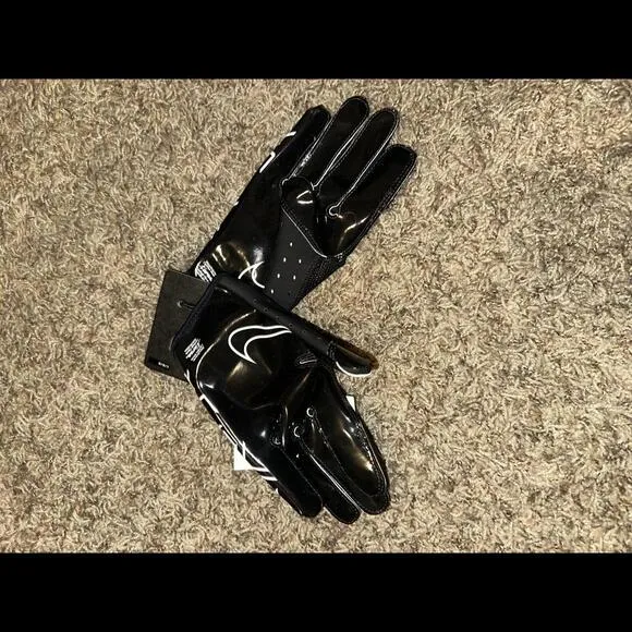 Nike Vapor Jet 7.0 Football Gloves Youth Black/White