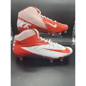 Nike Vapor Pro 3/4 Football Cleats Mens size 12 Orange White Brand New W/O Box