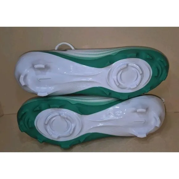 NIKE VAPOR SPEED 3 FOOTBALL CLEATS White/Green MEN'S SIZE 7.5 NEW
