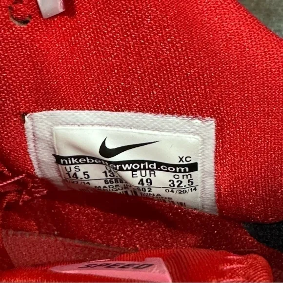 Nike Vapor Speed 3/4 TD PF Tampa Bay Buccaneers Shoe Size 14.5 Men