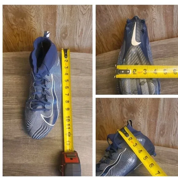 Nike Vapor Untouchable Pro 3 Football Cleats Mens Size 13 Navy