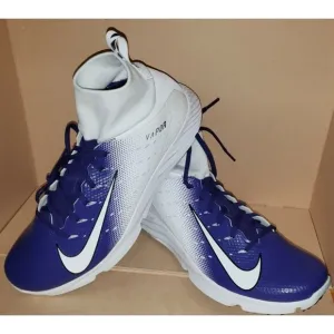 Nike Vapor Untouchable Speed Turf 2 Football WHITE PURPLE AO8744-108 Size 11.5