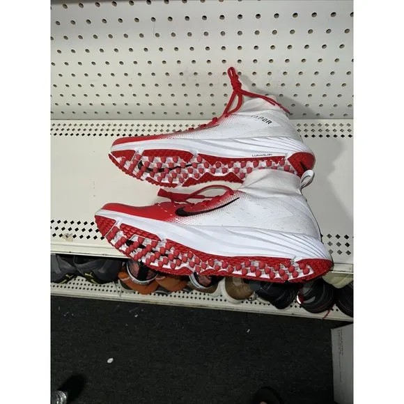 Nike Vapor Untouchable Speed Turf 2 Mens Football Turf Shoes Size 12.5 Red White