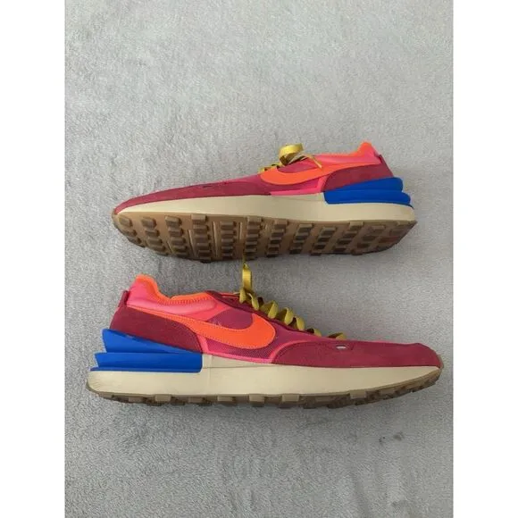 Nike‎ Waffle One Shoes Mens Size 15 Athletic Running  Hyper Pink UniVersity Red