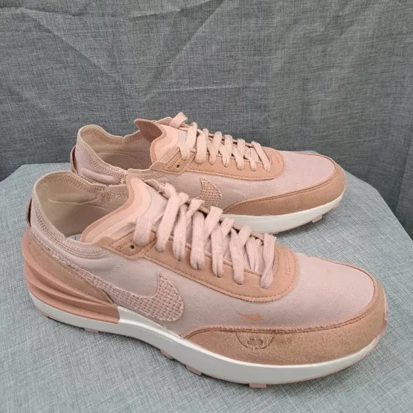 Nike Waffle One Trainer Womens Tennis Shoes Pink Oxford Rose Size 7.5 DM7604-600